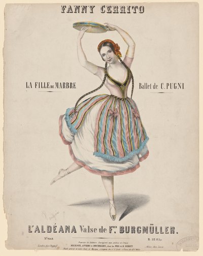 Fanny Cerrito, 1840 by Unknown